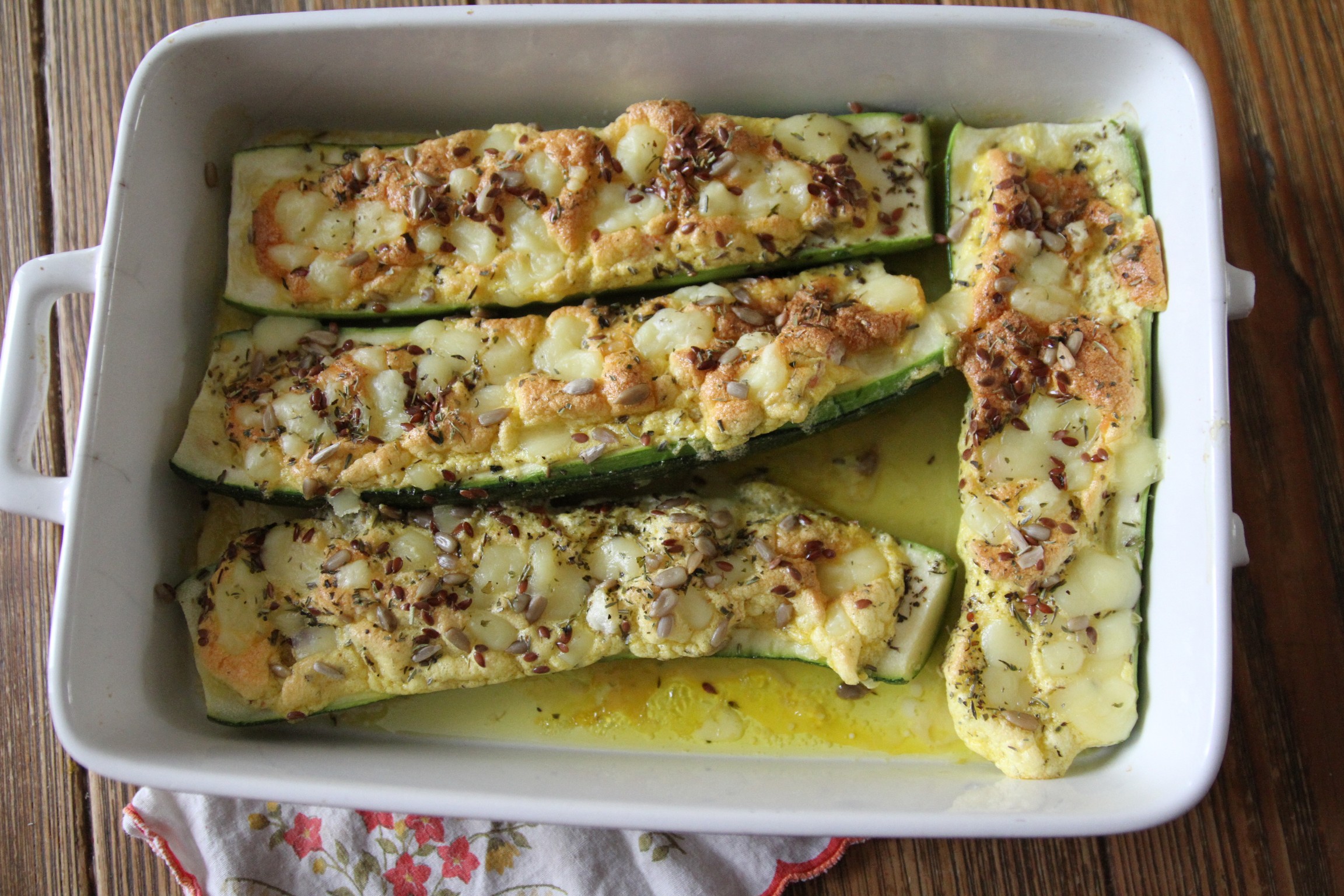 Courgettes Farcies Aux Oeufs - DeboBrico